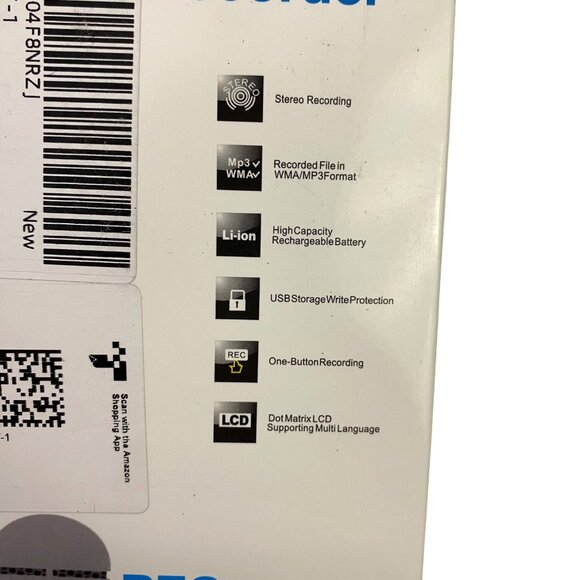 Digital Voice Recorder TT-1 USB Recorded File in WMA MP3 Format Audio Recording - Picture 2 of 7